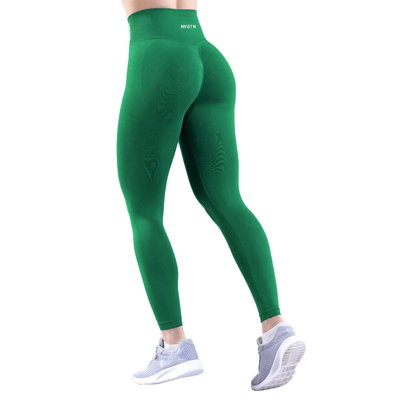 NVGTN 2.0 Dynamic Leggings Pro Solid Surnch Seamless Pants Women Soft  Fitness Outfits Yoga tights Gym Running Bike Wear