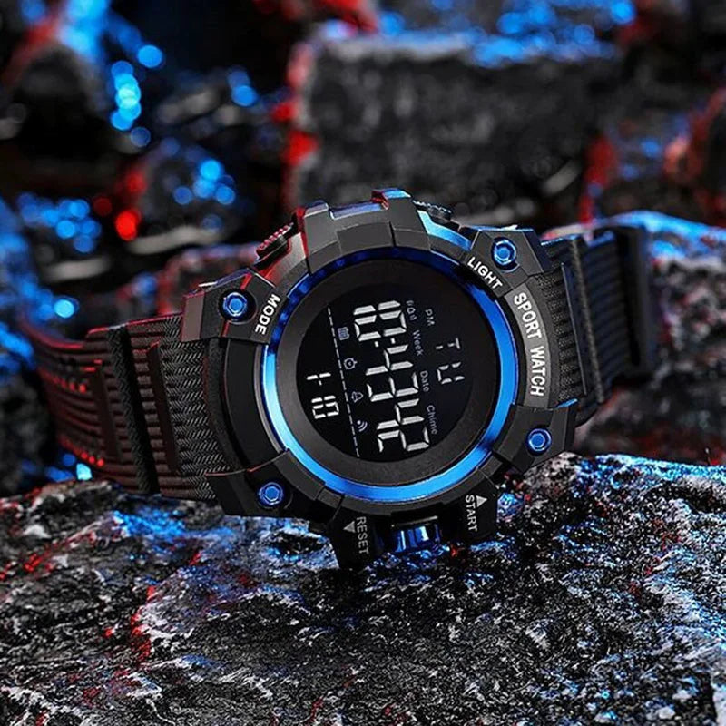 Military Digital Watch for Men Outdoor Men's Sports Watches Clock Waterproof Luminous Chronograph Student Electronic Wristwatch