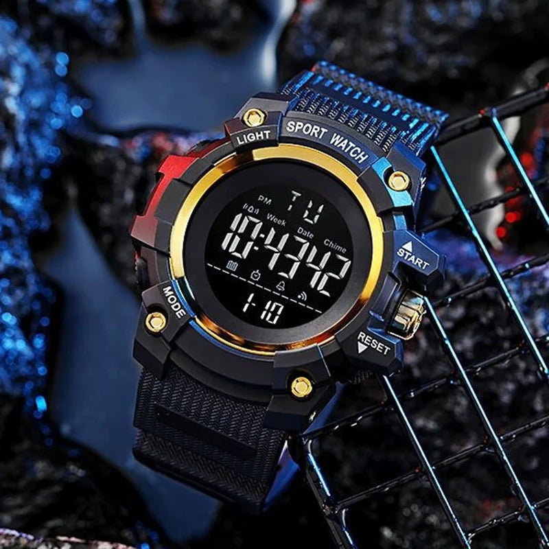 Military Digital Watch for Men Outdoor Men's Sports Watches Clock Waterproof Luminous Chronograph Student Electronic Wristwatch