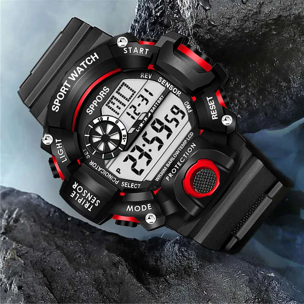 Military Digital Watch for Men Outdoor Men's Sports Watches Clock Waterproof Luminous Chronograph Student Electronic Wristwatch