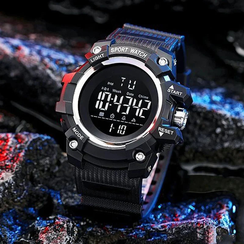 Military Digital Watch for Men Outdoor Men's Sports Watches Clock Waterproof Luminous Chronograph Student Electronic Wristwatch