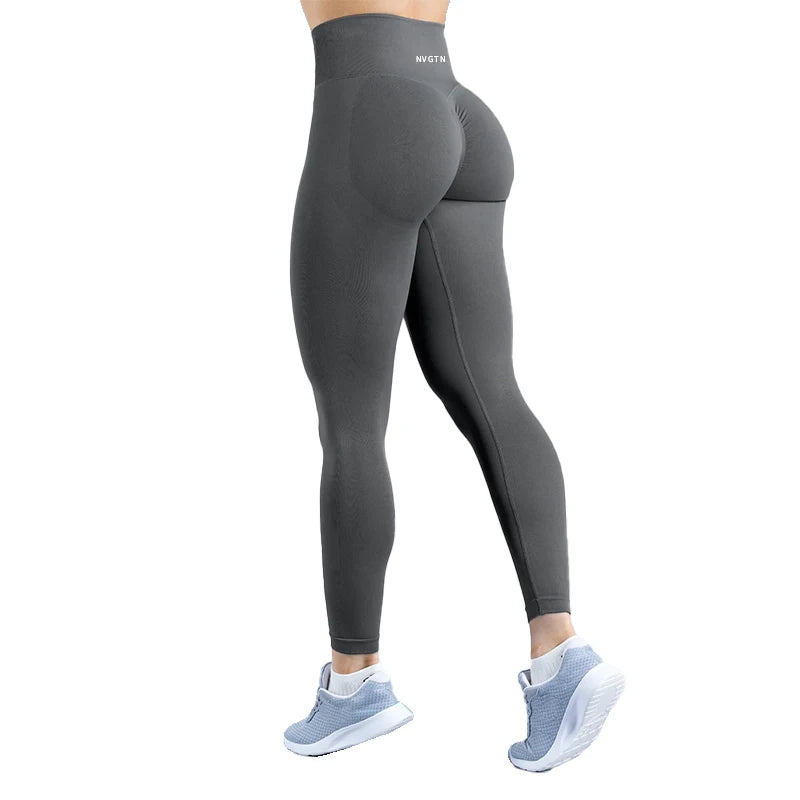 NVGTN 2.0 Dynamic Leggings Pro Solid Surnch Seamless Pants Women Soft  Fitness Outfits Yoga tights Gym Running Bike Wear